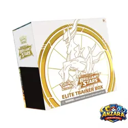 Pokemon TCG Elite Trainer Box : Sword & Shield - Brilliant Stars - Sealed - Image 1