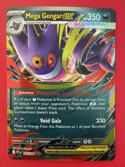 Pokemon TCG : Mega Gengar EX 056/094 - Phantasmal Flames .Nm - Image 1
