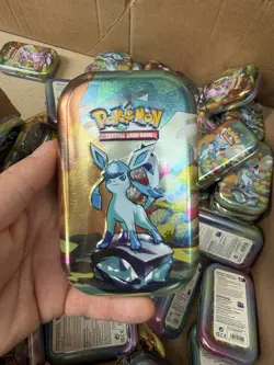 20 PCS BULK EMPTY Pokemon Prismatic evolutions Tins | NO PACKS Coin/Artwork ONLY - Image 2