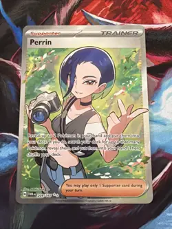 Pokemon TCG Perrin Holo Illustration Rare Twilight Masquerade 209/167 - Image 1