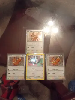 Pokemon Eevee SVP200 Sv: Scarlet & Violet Promo Cosmos Holo 60 HP - Image 1