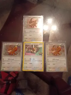 Pokemon Eevee SVP200 Sv: Scarlet & Violet Promo Cosmos Holo 60 HP - Image 3