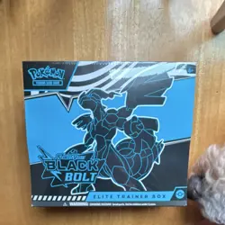 Pokemon Scarlet & Violet Black Bolt Elite Trainer Box Zekrom Thundurus Meloetta - Image 1
