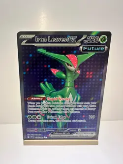 Iron Leaves ex 186/162 Ultra Rare Temporal Forces Pokemon Near Mint - Image 1