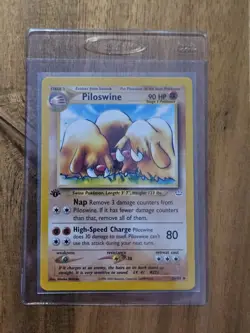 1st Edition Piloswine - NEAR MINT - 36/64 Neo Revelation 2001 - WOTC Pokemon TCG - Image 1