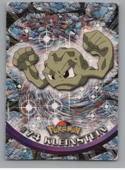 GERMAN Pokemon Topps TV Animation Edition 1999 - 74 Kleinstein - Image 1