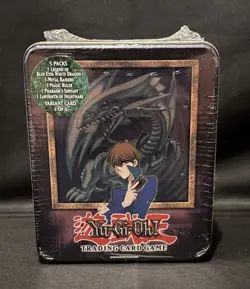 2003 Yugioh Collector Tin Kaiba Blue Eyes White Dragon, F. Sealed &Case Fresh W4 - Image 1