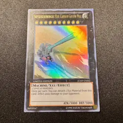 Yugioh! Superdreadnought Rail Cannon Gustav Max Limited Ultra Rare JUMP-EN062 EX - Image 1