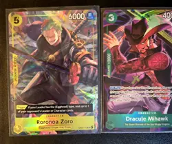 ONE PIECE CCG ILLUS. BOX PROMOS ZORO, PERONA AND MIHAWK NM - Image 2