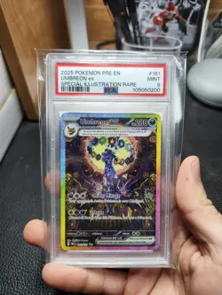 Pokemon Prismatic Evolutions Umbreon Special Illustration Rare 161/131 PSA 9 - Image 1