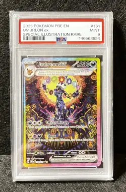 Prismatic Evolutions #161/131 Umbreon ex Special Illustration Rare PSA Graded 9 - Image 1