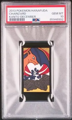 PSA 10 - 2013 Pokemon Hanafuda CHARIZARD Kanto-December (6992) - Image 1