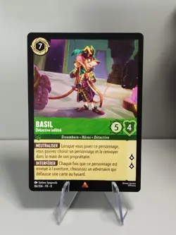 Carte LORCANA FR - Chapitre 8 86/204 Basil Rare non Foil Neuf - Image 1