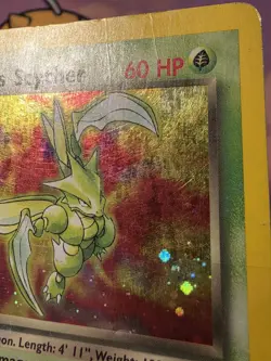 Pokemon TCG | Rocket's Scyther Holo Rare w/ Swirl 013/132 Gym Heroes HP/DMG - Image 5