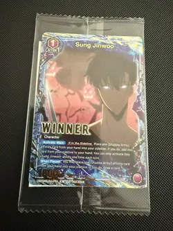 Union Arena Solo Leveling Sung Jinwoo Winner UEPR/SLG-1-019 Sealed - Image 1