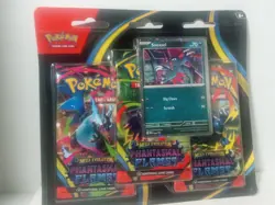 2 Pokemon TCG ME02 Phantasmal Flames 3 Pack Booster Blister Sealed Bundle New - Image 1