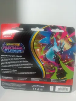 2 Pokemon TCG ME02 Phantasmal Flames 3 Pack Booster Blister Sealed Bundle New - Image 3
