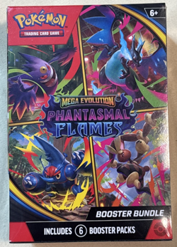 Pokemon TCG ME02 Pokemon Phantasmal Flames Booster Bundle New Sealed - Image 1