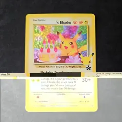 Pokemon TCG Birthday Pikachu #24 Celebrations 25th Anniversary Card - Image 1