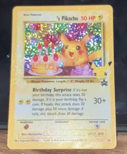 Pokemon TCG Birthday Pikachu #24 Celebrations 25th Anniversary Card - Image 1
