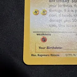 Pokemon TCG Birthday Pikachu #24 Celebrations 25th Anniversary Card NM - Image 3