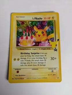 Pokemon TCG Birthday Pikachu #24 Celebrations 25th Anniversary Card Promo - Image 2