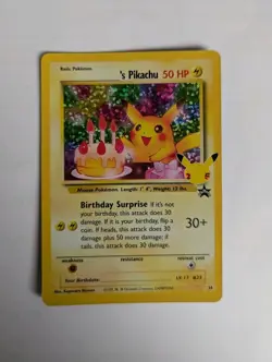 Pokemon TCG Birthday Pikachu #24 Celebrations 25th Anniversary Card Promo - Image 3