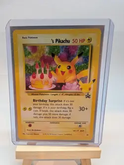 Pokemon TCG Birthday Pikachu #24 Celebrations 25th Anniversary Card - Image 1