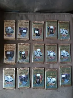 2001 Harry Potter Trading Card Game Booster Pack (Lot Of 15) Advanced Level - Image 1