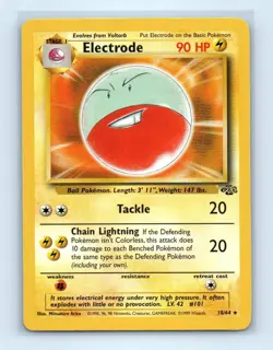 Pokemon tcg Jungle Electrode (18) Lightly played - Image 1