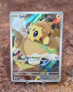 Pokemon TCG Scarlet & Violet Paradox Rift Joltik Illustration Rare 196/182 - NM - Image 1