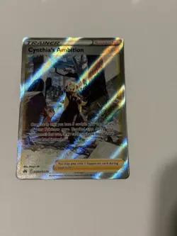 Pokemon TCG Cynthia's Ambition GG60 Crown Zenith Trainer Gallery Card - Image 5