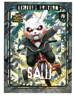 POKEMON PIKACHU COSPLAY! * SAW * NO.5 * LIMITED EDITION BOX TOPPER* - Image 1