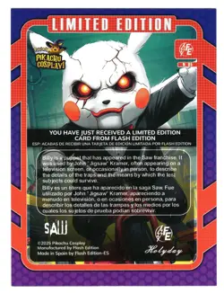 POKEMON PIKACHU COSPLAY! * SAW * NO.5 * LIMITED EDITION BOX TOPPER* - Image 2