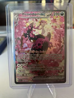 Pokemon Fezandipiti ex Ascended Heroes Special Illustration Rare SIR 288/217 NM - Image 2