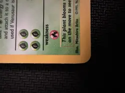 Pokemon TCG: Venusaur 15/102 Holo Rare base set WOTC 1999 Vintage Card - Image 4
