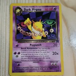 Pokemon Dark Hypno 26/82 Team Rocket Rare Regular Wizards Card 2000 60 HP - Image 1