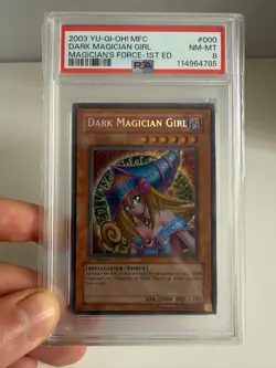 2003 YU-GI-OH! MFC #000 DARK MAGICIAN GIRL NM-MT MAGICIAN’S FORCE - 1ST ED. 8 - Image 1