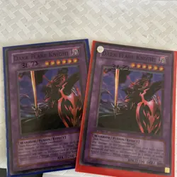 2x Konami Dark Flare Knight DCR-017 Super Rare Dark Crisis Unlimited Yu-Gi-Oh! - Image 1