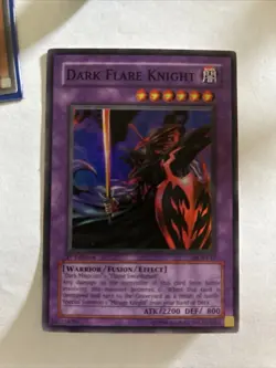 2x Konami Dark Flare Knight DCR-017 Super Rare Dark Crisis Unlimited Yu-Gi-Oh! - Image 2