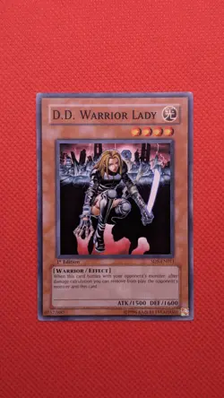Yugioh D.D. Warrior Lady SD5-EN011 1st Edition NM - Image 1