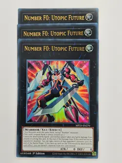 Yu Gi Oh - 3x MP25-EN270 Number F0: Utopic Future - Ultra Rare - Image 1