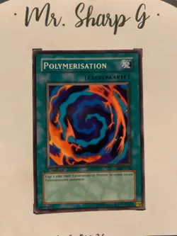 POLYMERISATION - 1. AUFLAGE SDJ-G036 DEUTSC Yu-Gi-Oh! CARD COMMON KONAMI TCG OCG - Image 4