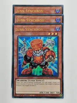 Yu Gi Oh - 3x MP25-EN269 Junk Synchron - Ultra Rare - Image 1