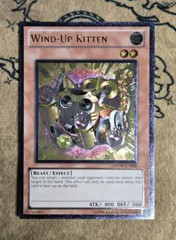 Yugioh Wind-Up Kitten PHSW-EN026 Unlimited Ultimate Rare NM - Image 1