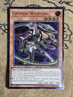 Yugioh Zoodiac Whiptail OP05-EN002 Unlimited Ultimate Rare NM - Image 1