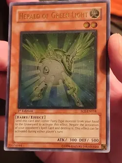 Herald of Green Light Ultimate Rare 1st Ed EOJ-EN018 1996 - Image 1