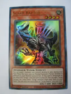 Yugioh! Scrap Raptor Mp22-En067 Ultra Rare 1st Edition Near Mint!! - Image 1