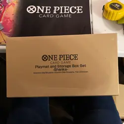 Premium Bandai One Piece TCG Card Game Playmat & Storage Box Set Shanks - Image 2