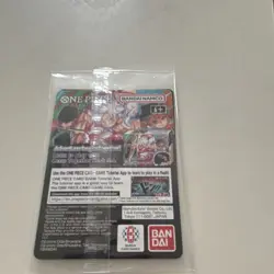 Bandai One Piece CCG Monkey D. Luffy P-055 US Voyage Promo College Basketball - Image 2